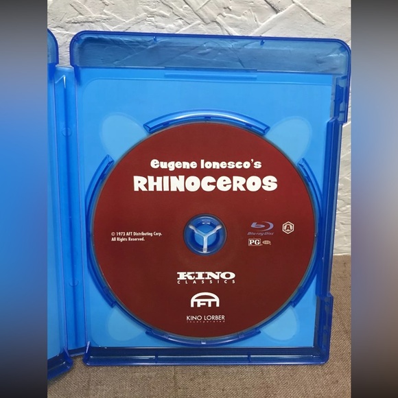 MINT DISC Rhinoceros (1974, Blu-ray, 2019) Gene Wilder KINO LORBER KINO CLASSICS - Picture 3 of 6